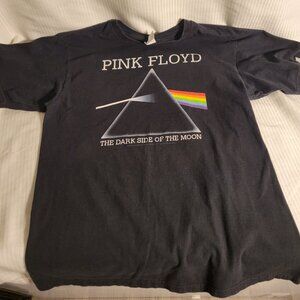 Pink Floyd Dark Side Of The Moon Shirt Men's Medium Black 2012 Good Condition!